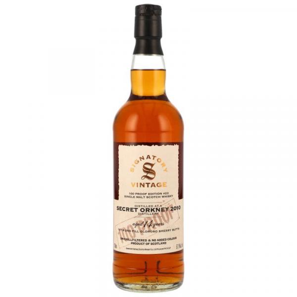 Secret Orkney 2010/2024 - 14 Jahre - Signatory 100 PROOF Edition #23 ... 1x 0,7 Ltr.