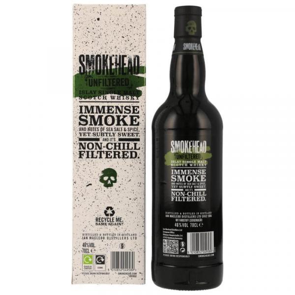 Smokehead unfiltered ... 1x 0,7 Ltr.