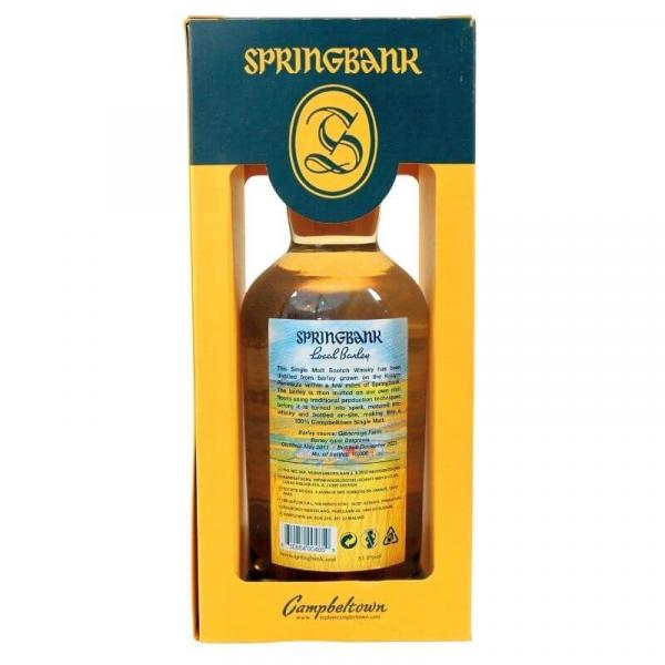 Springbank 10 Jahre Local Barley 2011 - 2021 - 51,6 % Vol. ... 1x 0,7 Ltr.