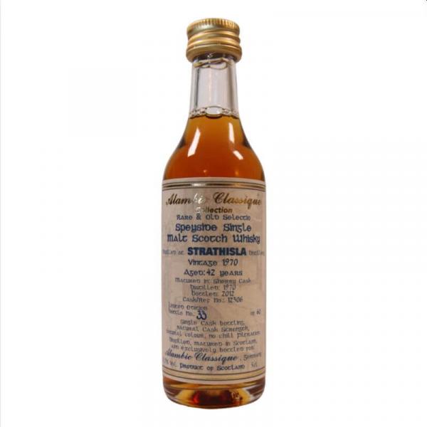 Strathisla 1970 - 42 Jahre - Alambic Mini ... 1x 0,05 Ltr.