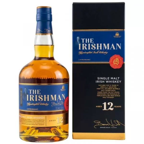 The Irishman 12 Jahre Single Malt ... 1x 0,7 Ltr.