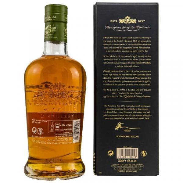 Tomatin 12 Jahre Sherry Cask Finish ... 1x 0,7 Ltr.