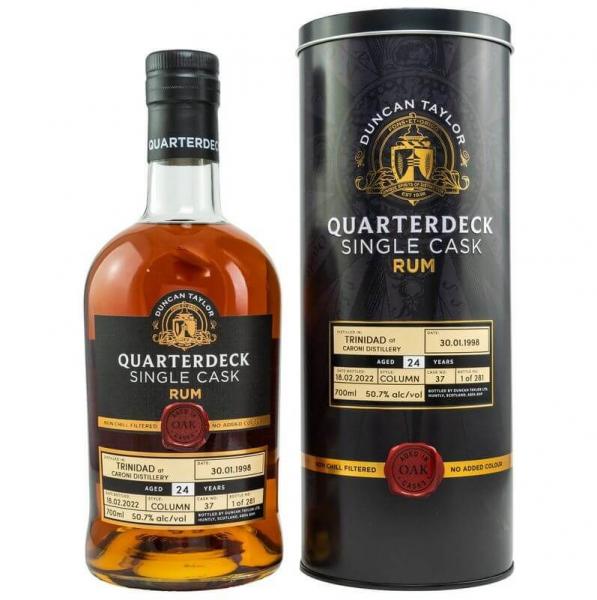 Trinidad Caroni Quarterdeck Rum 1998/2022 - 24 Jahre - #37 (Duncan Taylor) ... 1x 0,7 Ltr.