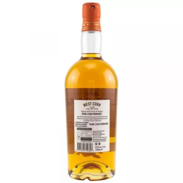 West Cork Rum Cask ... 1x 0,7 Ltr. West Cork Rum Cask ... 1x 0,7 Ltr.