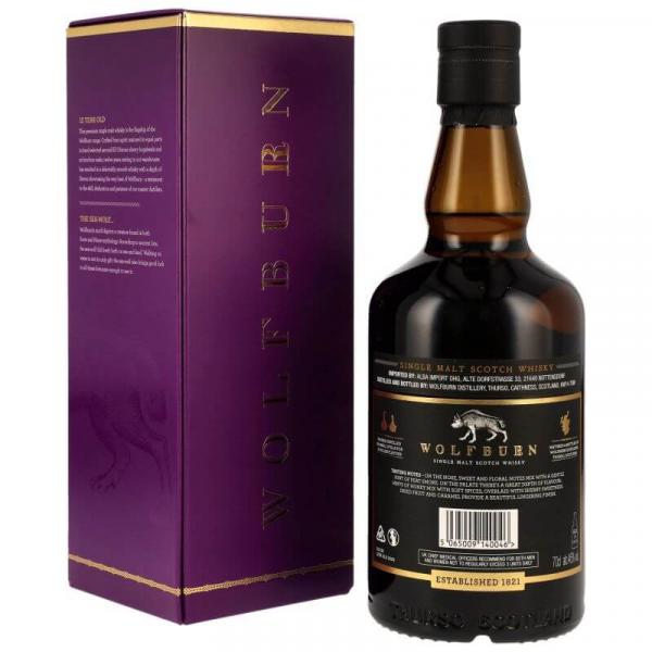 Wolfburn 12 Jahre Single Malt, Bourbon & Oloroso Sherry Casks ... 1x 0,7 Ltr.