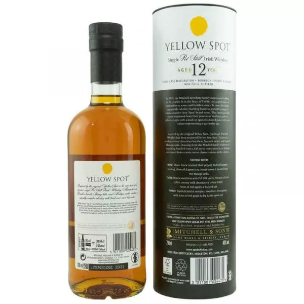Yellow Spot 12 Jahre ... 1x 0,7 Ltr. Yellow Spot 12 Jahre ... 1x 0,7 Ltr.