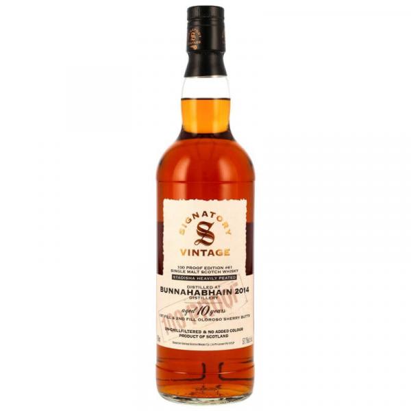 Bunnahabhain Staoisha 2014/2025 – 10 Jahre – Signatory 100 Proof Edition Nr. 61 ... 1x 0,7 Ltr.