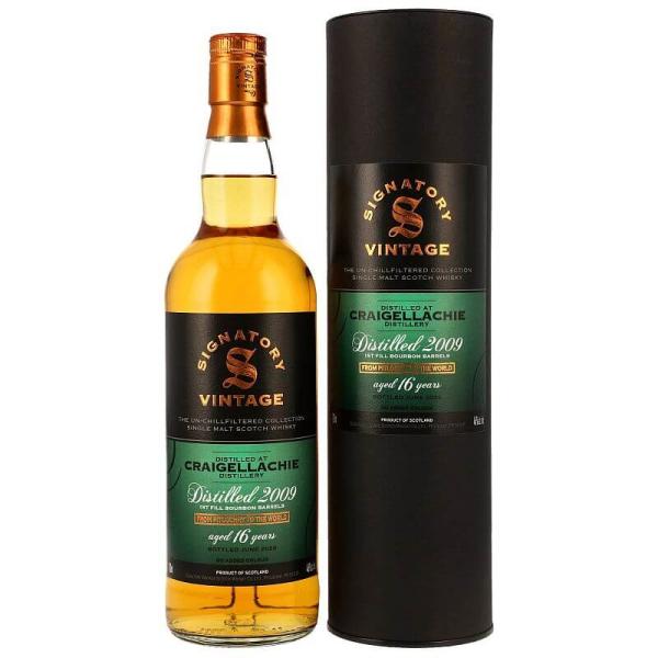 Craigellachie 2009/2026 - 16 Jahre - 1st Fill Bourbon Barrels - Signatory un-chillfiltered